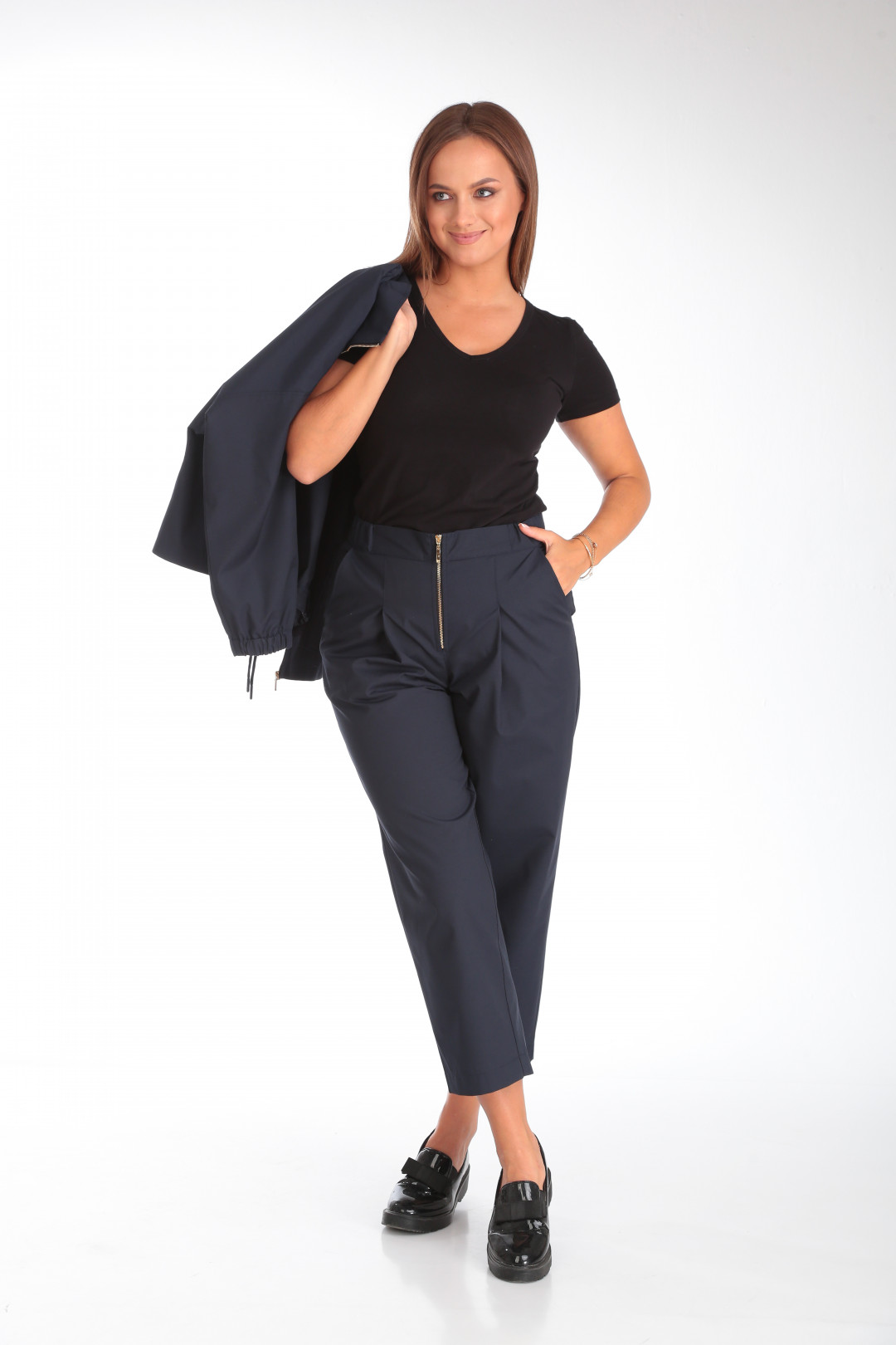 Костюм Мишель Шик 1351 синий - фото 3